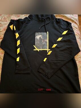 Off-White Cut off Caravaggio oversized Hoodie